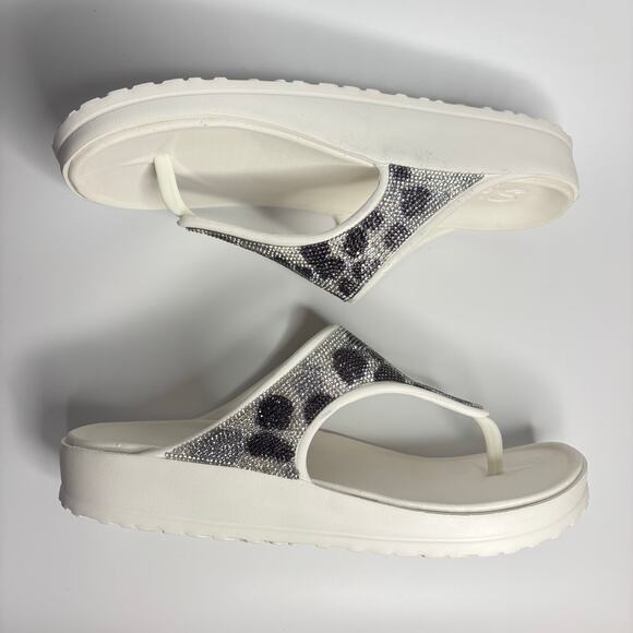 Skechers Foamies Cali Breeze 2.0 Thong Sandals in Uproar White - Picture 7 of 8